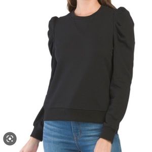 Cynthia Rowley puff shoulder sweatshirt